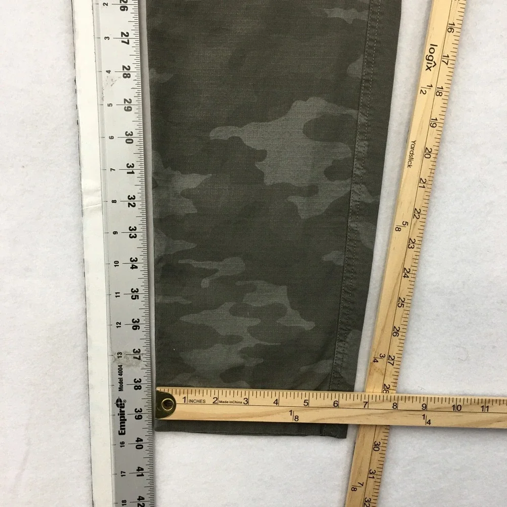 Vuori Mens Ripstop Camo Climber Pants Green Large Elastic Waist Drawstring V412